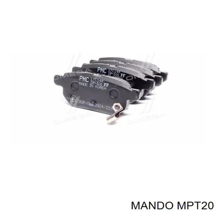 Okładziny (klocki) do hamulców tarczowych tylne Mando MPT20 cena, od 18,37 USD