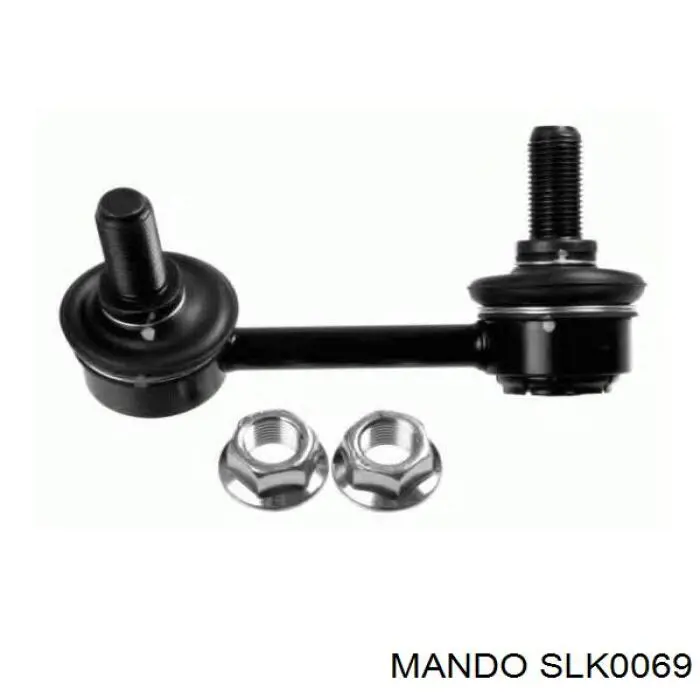Do koszyka SLK0069 Mando Łącznik stabilizatora przedniego lewy