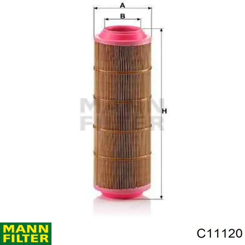 Do koszyka C11120 Mann-Filter Filtr powietrza