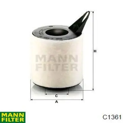 Filtr powietrza Mann-Filter C1361 cena, od 18,64 USD