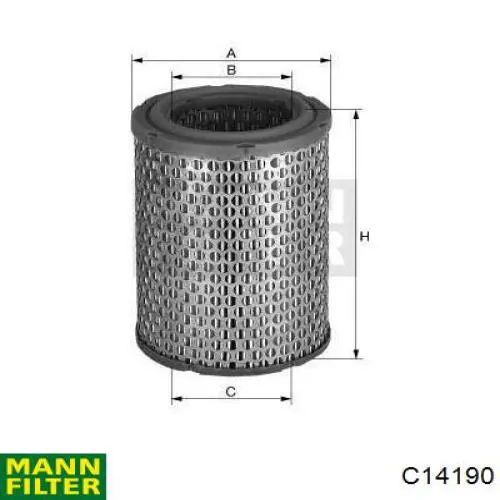 Filtr powietrza Mann-Filter C14190 cena, od 32,09 USD