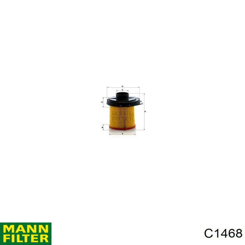 Filtr powietrza Mann-Filter C1468 cena, od 13,20 USD