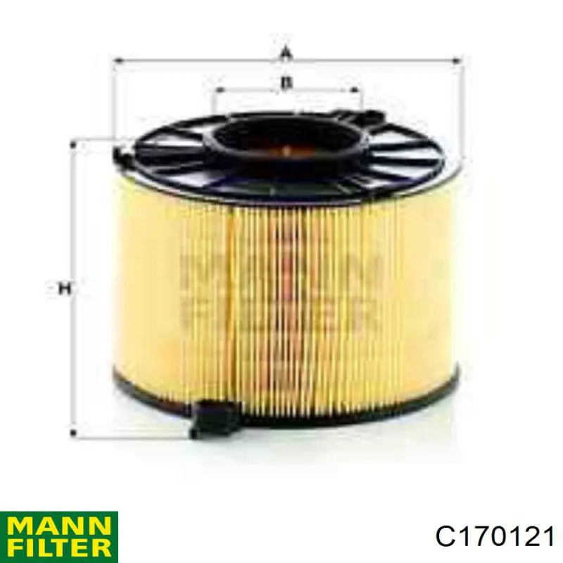 Filtr powietrza Mann-Filter C170121 cena, od 17,24 USD