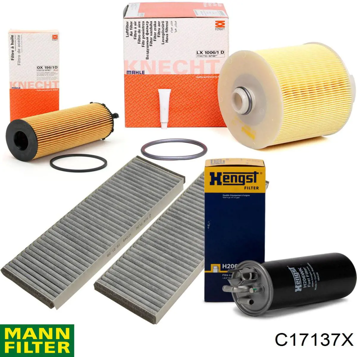 C17137X Mann-Filter Filtr powietrza