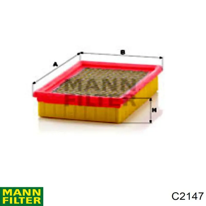 Filtr powietrza Mann-Filter C2147 cena, od 7,33 USD