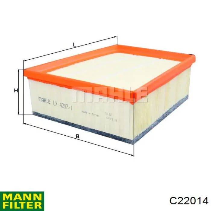 Filtr powietrza Mann-Filter C22014 cena, od 12,82 USD