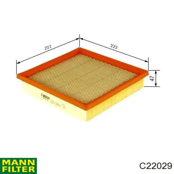 Filtr powietrza Mann-Filter C22029 cena, od 12,89 USD