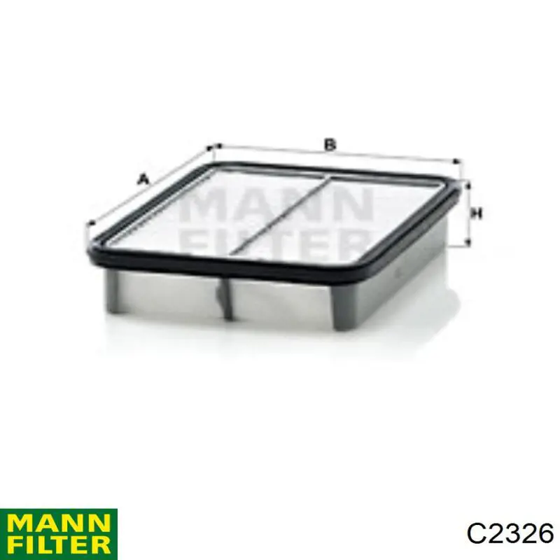 Filtr powietrza Mann-Filter C2326 cena, od 8,58 USD