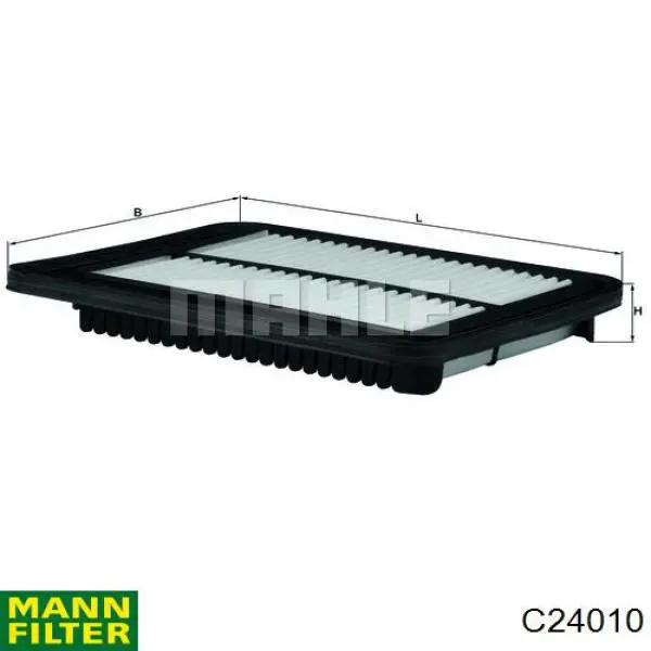 Do koszyka C24010 Mann-Filter Filtr powietrza