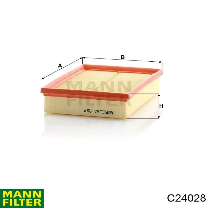 Filtr powietrza Mann-Filter C24028 cena, od 10,45 USD
