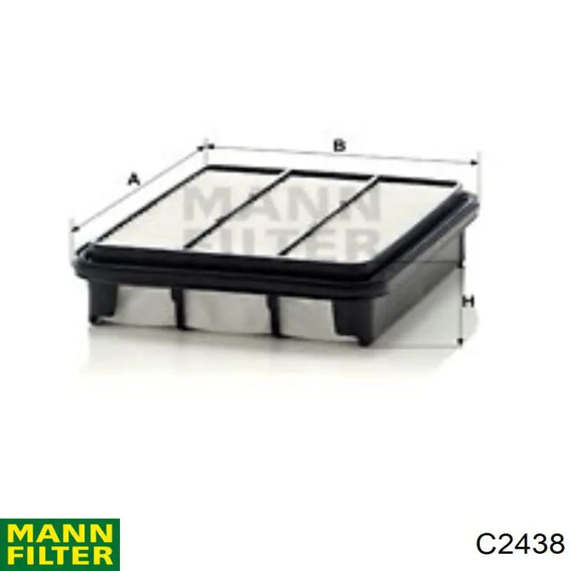 Filtr powietrza Mann-Filter C2438 cena, od 10,10 USD