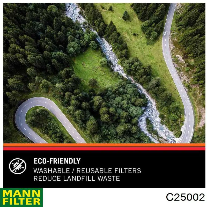Do koszyka C25002 Mann-Filter Filtr powietrza