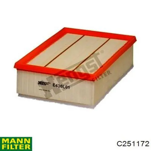 Do koszyka C251172 Mann-Filter Filtr powietrza