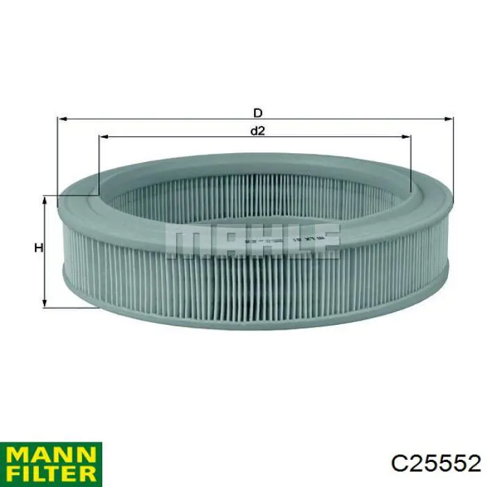 Filtr powietrza Mann-Filter C25552 cena, od 8,49 USD