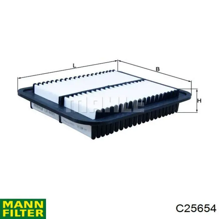 Do koszyka C25654 Mann-Filter Filtr powietrza