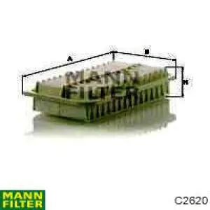 Do koszyka C2620 Mann-Filter Filtr powietrza