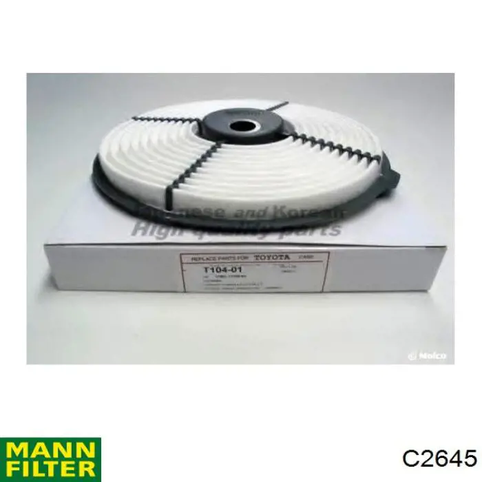 Do koszyka C2645 Mann-Filter Filtr powietrza