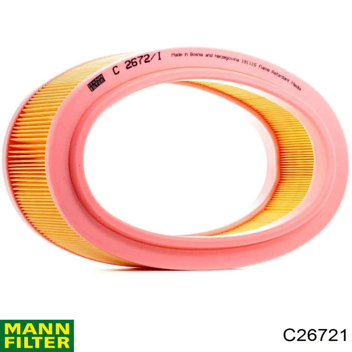 Do koszyka C26721 Mann-Filter Filtr powietrza