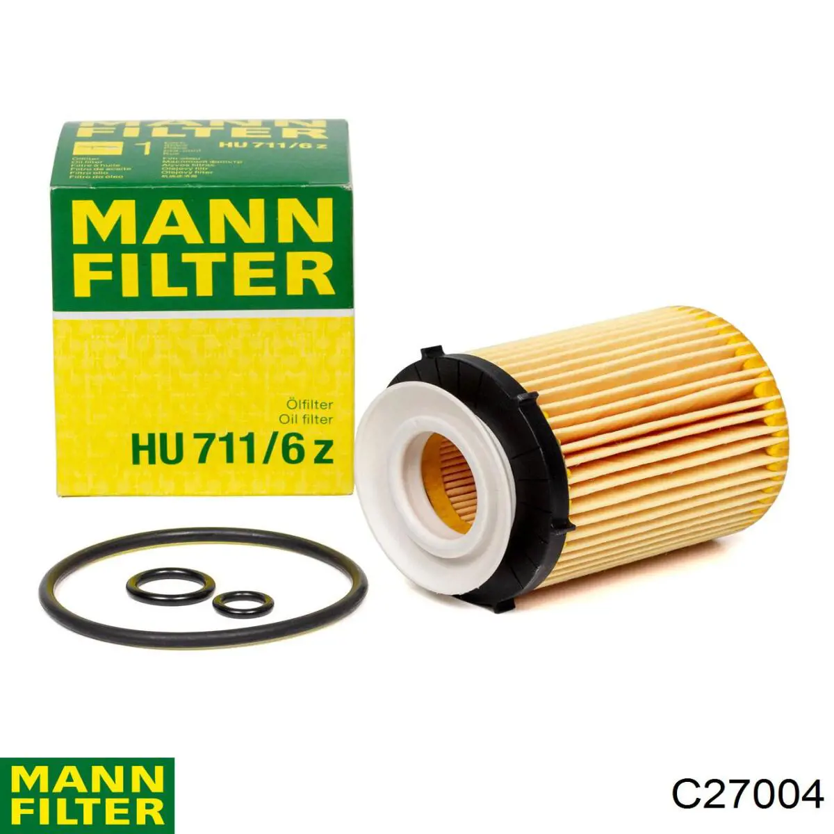 Do koszyka C27004 Mann-Filter Filtr powietrza