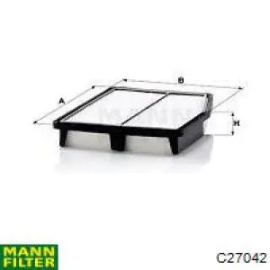 C27042 Mann-Filter Filtr powietrza