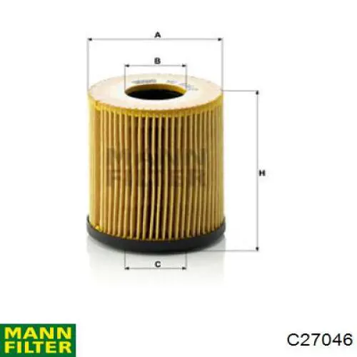 Filtr powietrza 52079874 Fiat/Alfa/Lancia