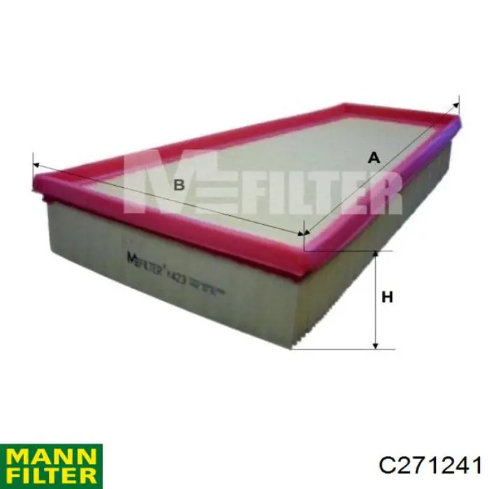 Filtr powietrza Mann-Filter C271241 cena, od 10,90 USD