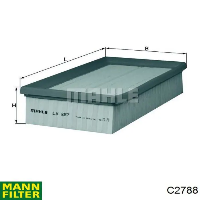 Filtr powietrza Mann-Filter C2788 cena, od 8,42 USD