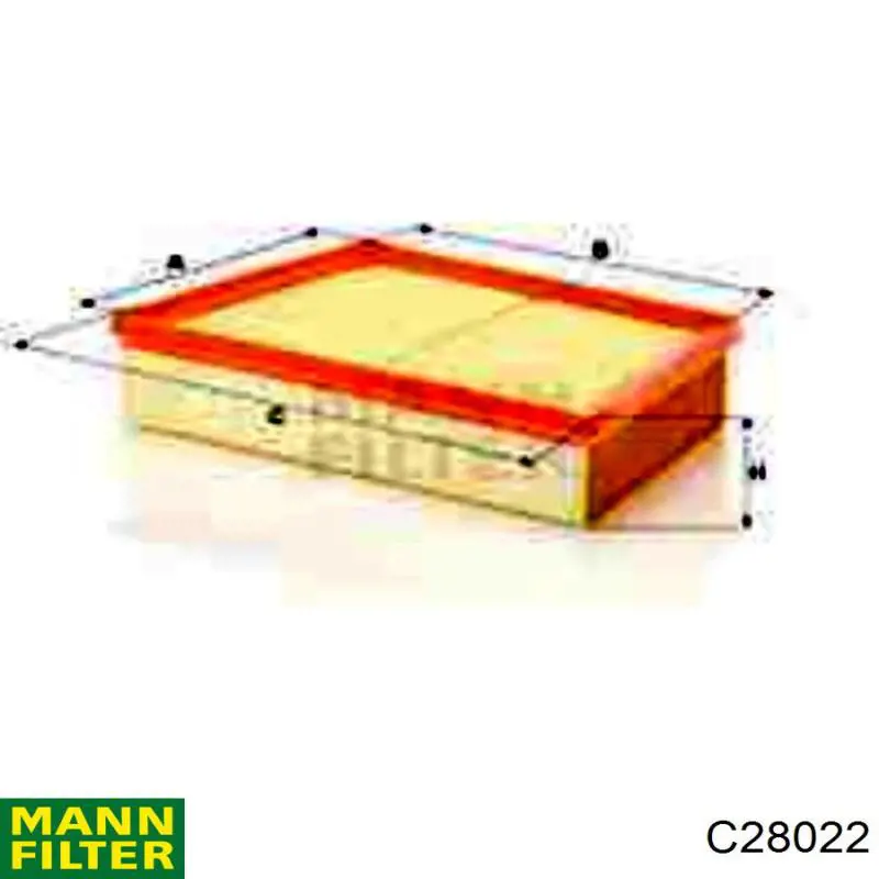 Filtr powietrza Mann-Filter C28022 cena, od 16,51 USD