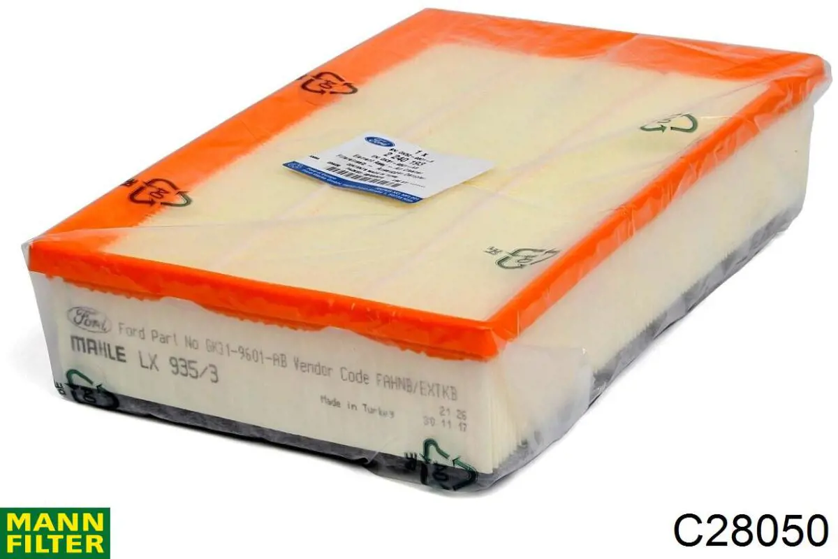 Do koszyka C28050 Mann-Filter Filtr powietrza