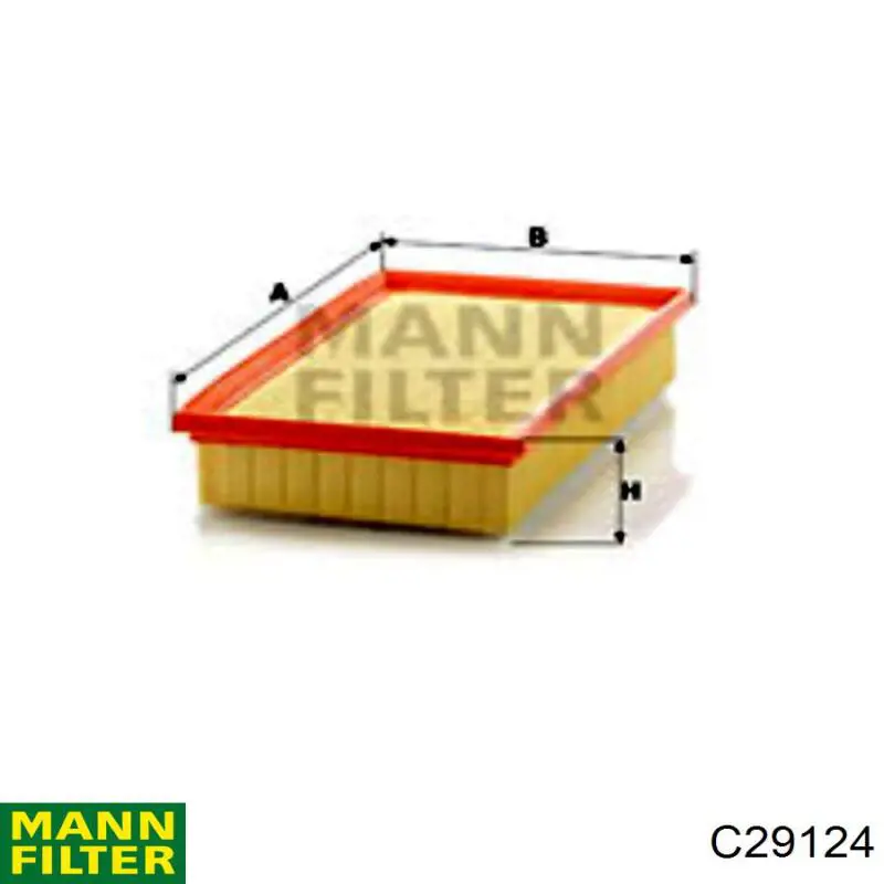Filtr powietrza Mann-Filter C29124 cena, od 10,47 USD
