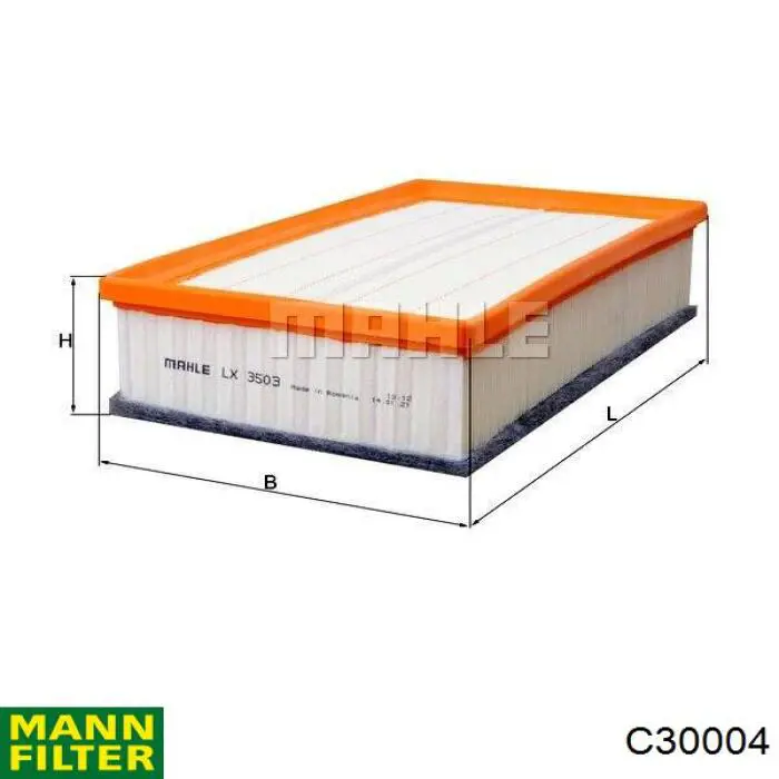 Filtr powietrza Mann-Filter C30004 cena, od 13,17 USD