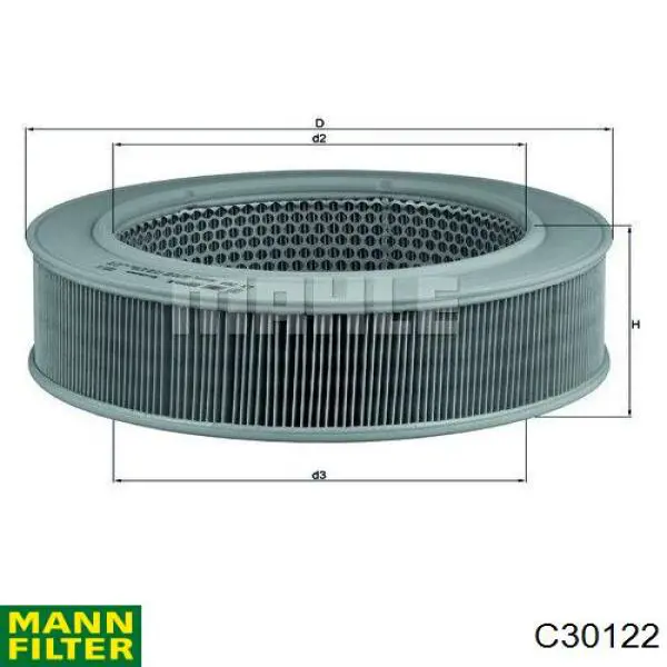 Filtr powietrza Mann-Filter C30122 cena, od 12,82 USD