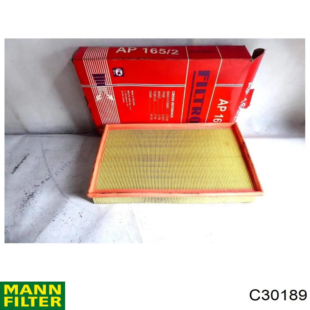 Do koszyka C30189 Mann-Filter Filtr powietrza
