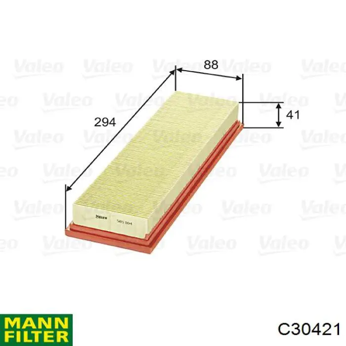 Filtr powietrza Mann-Filter C30421 cena, od 8,18 USD