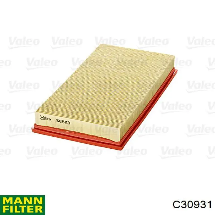 Do koszyka C30931 Mann-Filter Filtr powietrza