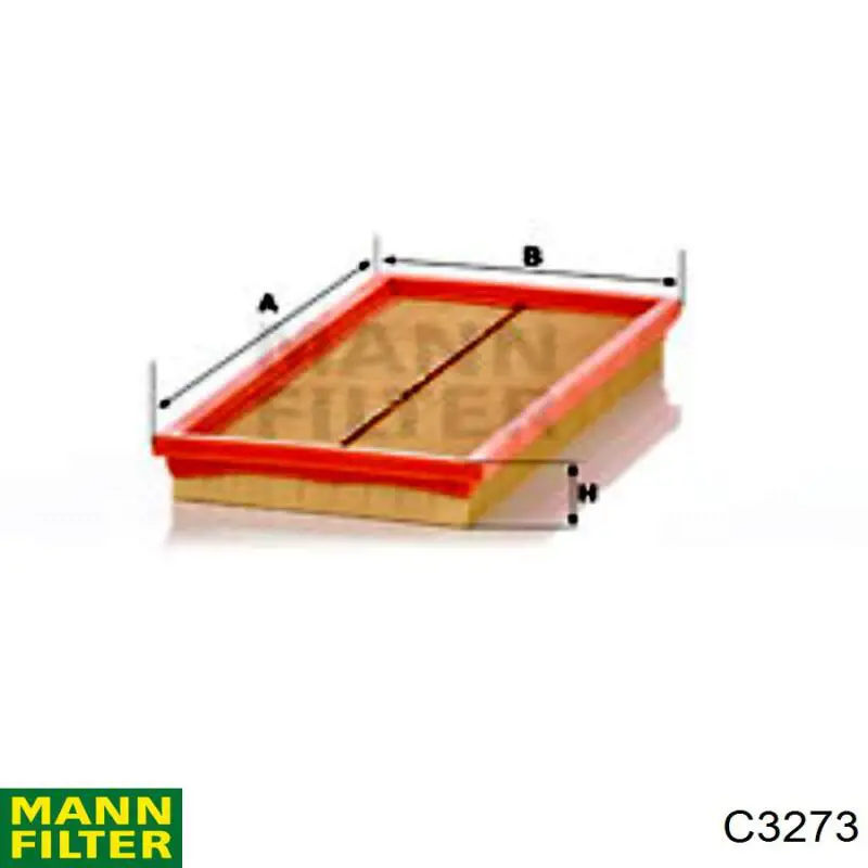 Filtr powietrza Mann-Filter C3273 cena, od 13,27 USD