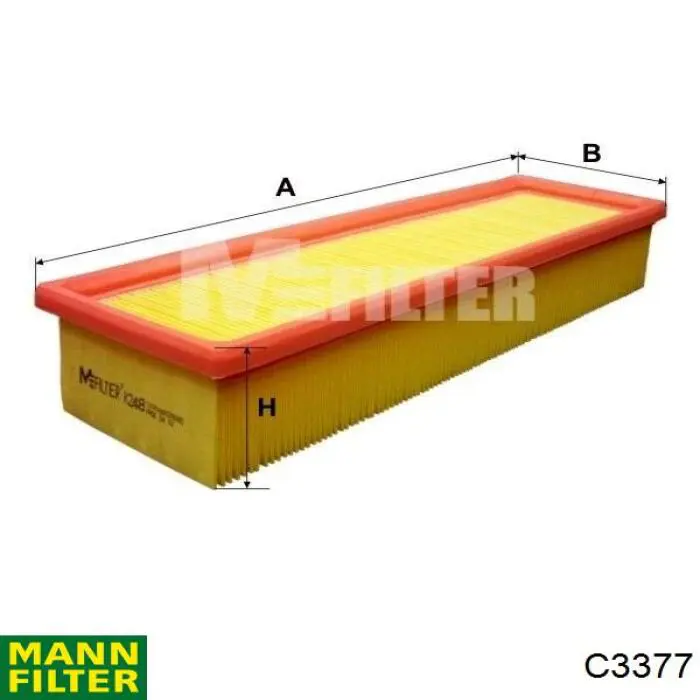 Filtr powietrza Mann-Filter C3377 cena, od 9,16 USD