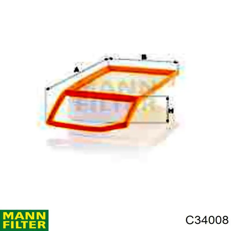 Filtr powietrza Mann-Filter C34008 cena, od 14,92 USD