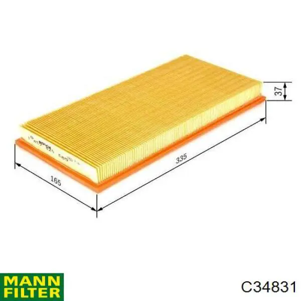 Filtr powietrza Mann-Filter C34831 cena, od 7,14 USD