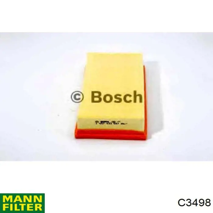 Do koszyka C3498 Mann-Filter Filtr powietrza