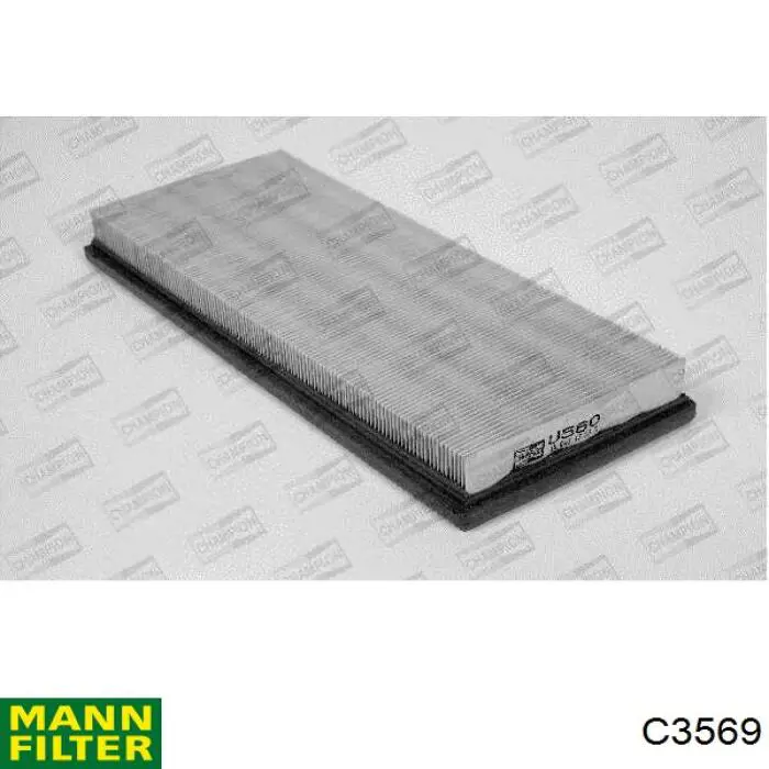 Do koszyka C3569 Mann-Filter Filtr powietrza