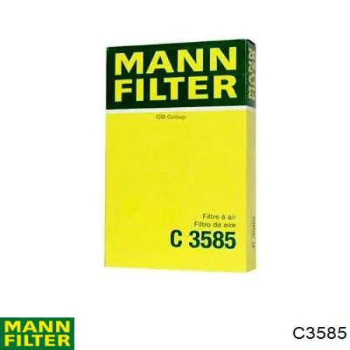 Do koszyka C3585 Mann-Filter Filtr powietrza