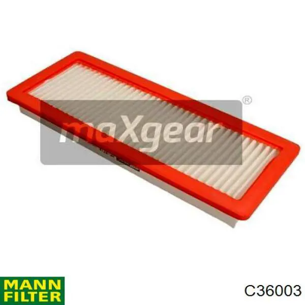 Do koszyka C36003 Mann-Filter Filtr powietrza