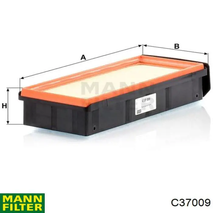C37009 Mann-Filter Filtr powietrza