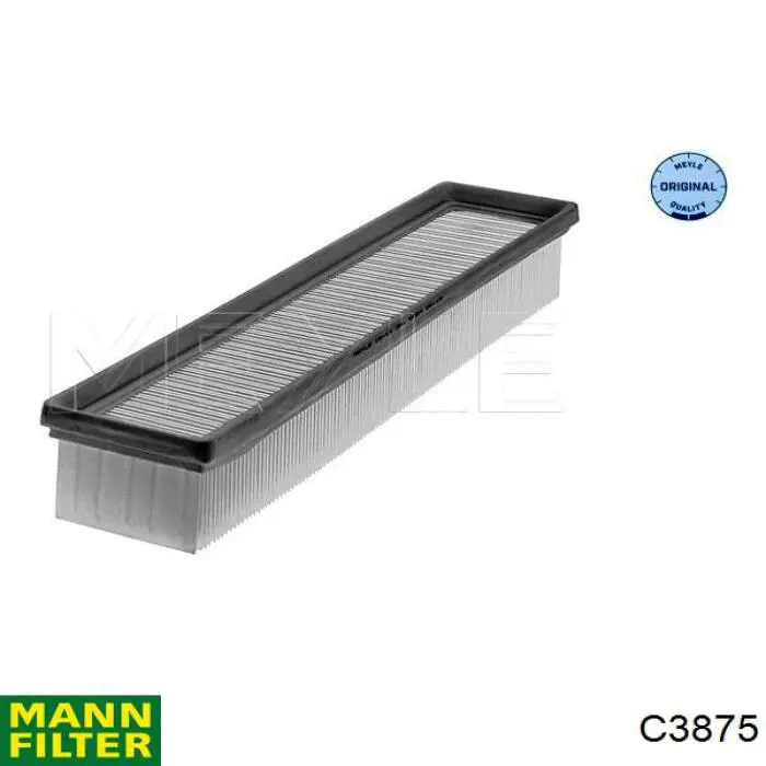 Do koszyka C3875 Mann-Filter Filtr powietrza