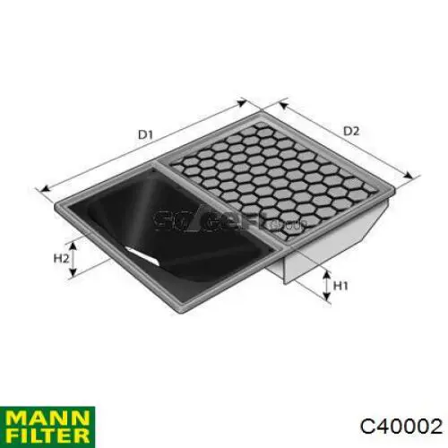 Filtr powietrza Japan Parts FA0263JM cena, od 29,83 USD