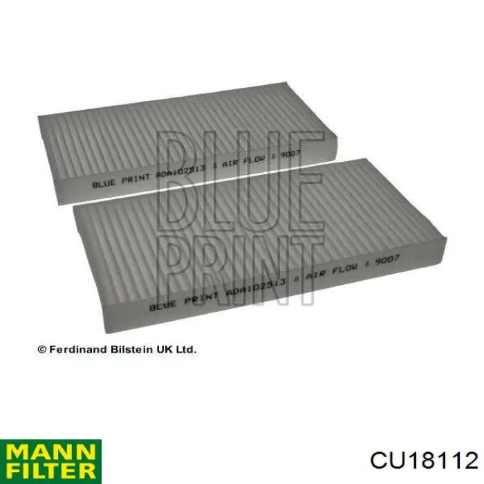 Filtr kabiny Mann-Filter CU18112 cena, od 11,19 USD