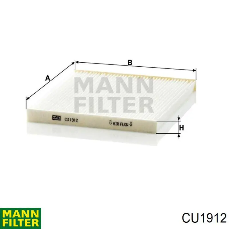 Filtr kabiny Mann-Filter CU1912 cena, od 8,47 USD