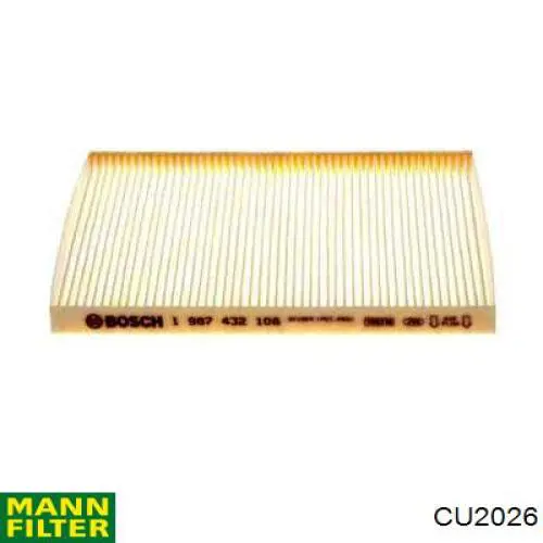 Filtr kabiny Mann-Filter CU2026 cena, od 6,89 USD