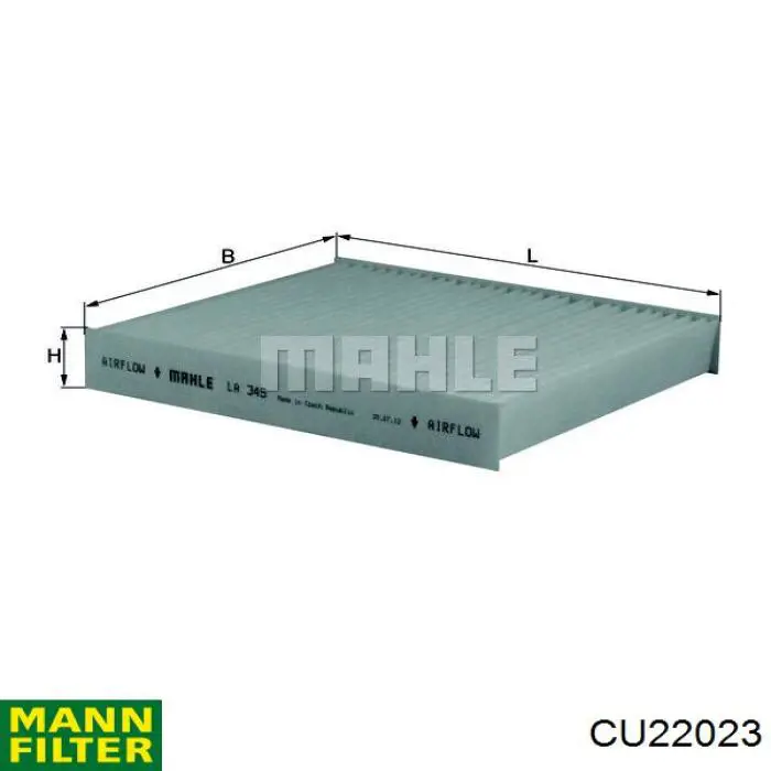 CU22023 Mann-Filter Filtr kabiny